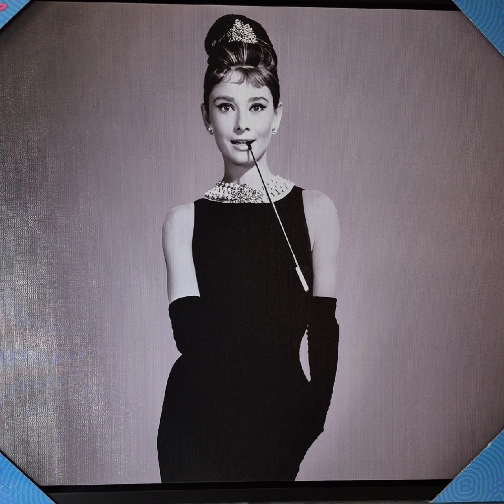 Audrey Hepburn Vibrant Creations Canvas Art